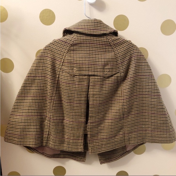 Ralph Lauren Kids - Tweed Capelet - Picture 4 of 5